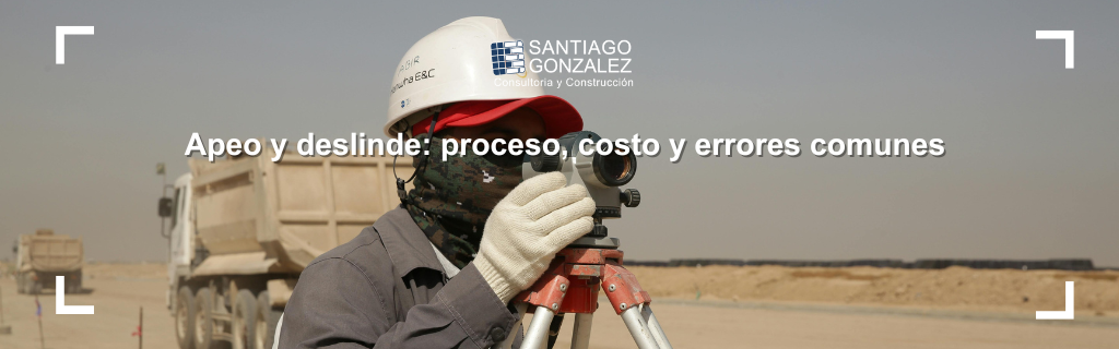 Apeo y deslinde: proceso, costo y errores comunes